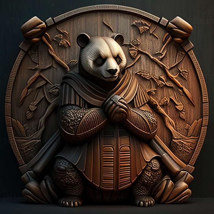 3D model Tai Chi Panda Heroes game (STL)